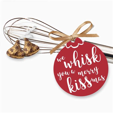 We Whisk You A Merry Kissmas Free Printable Tag